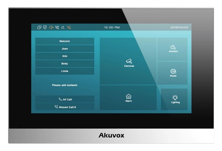 IP-відеодомофон Akuvox C313N Silver
